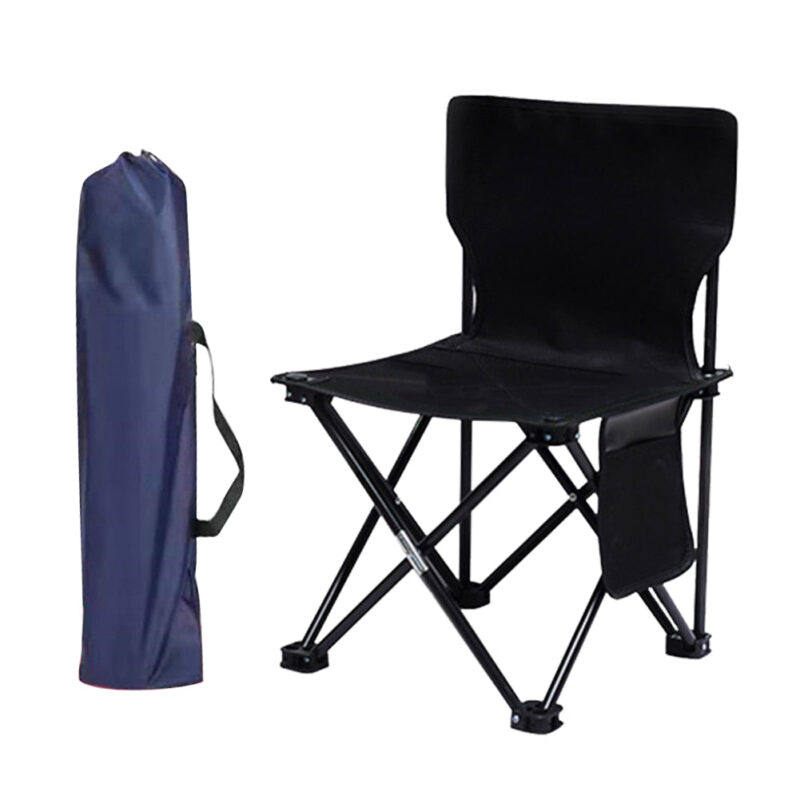 Chaise Pliante Portable Noire