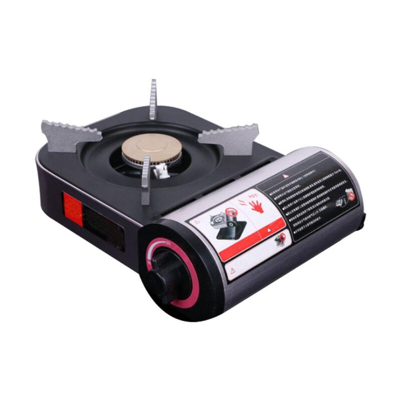 Mini Réchaud de Camping Portatif avec Brûleur et Cassette pour Gril à Gaz – Image 2