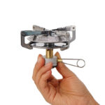 Réchaud à gaz portable de camping pliable et amovible