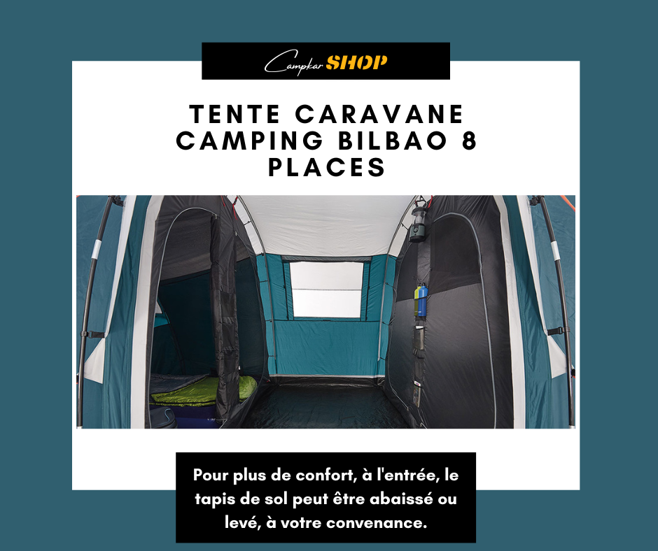 Tente camping 8 places Trigano BILBAO 8