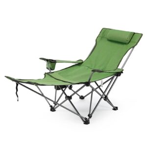 Chaise Camping Portable Avec Repose-Pieds