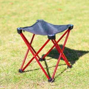 Mini Tabouret Pliable Rouge