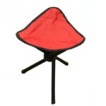 Chaise Tabouret Pliante Rouge