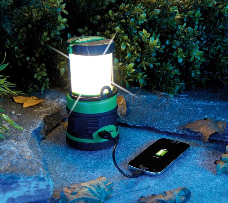 Lampe de Camping à LED Polyvalente avec Fonction Batterie d'Appoint 3600 mAh : Votre Source de Lumière et de Recharge en Plein Air