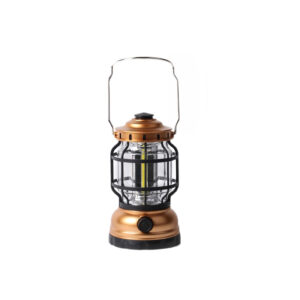 Lampe Camping Rétro Dorée : Élégance Vintage pour Vos Nuits en Plein Air